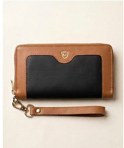 Luxury Multi-Tone Wristlet Wallet