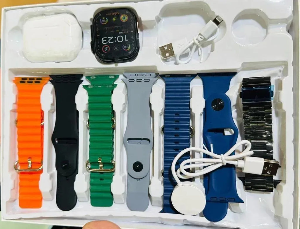 Smart Watch 120 Multicolour Bluetooth With Earphones