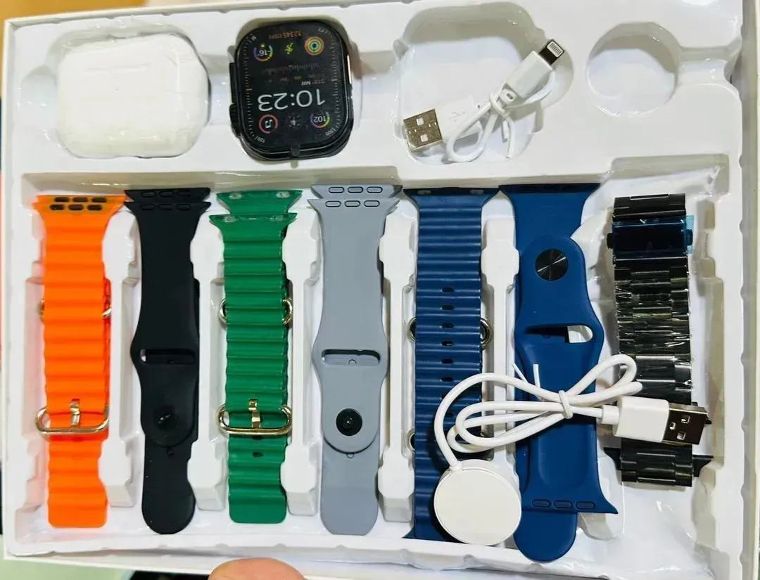 Smart Watch 120 Multicolour Bluetooth With Earphones