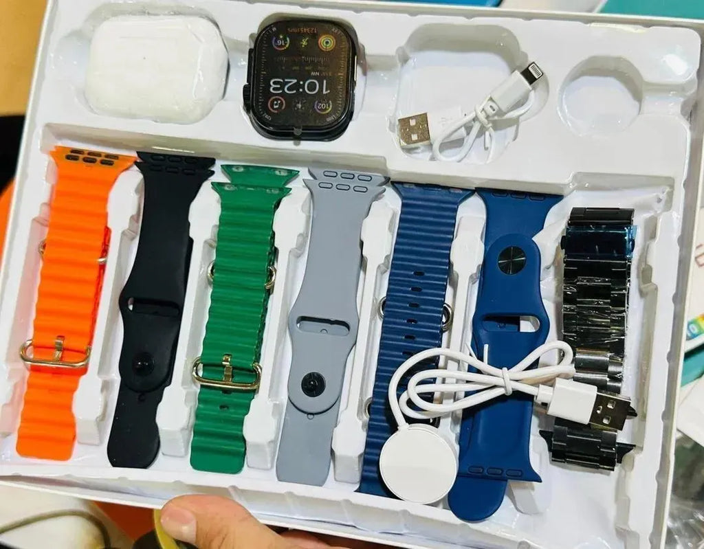 Smart Watch 120 Multicolour Bluetooth With Earphones