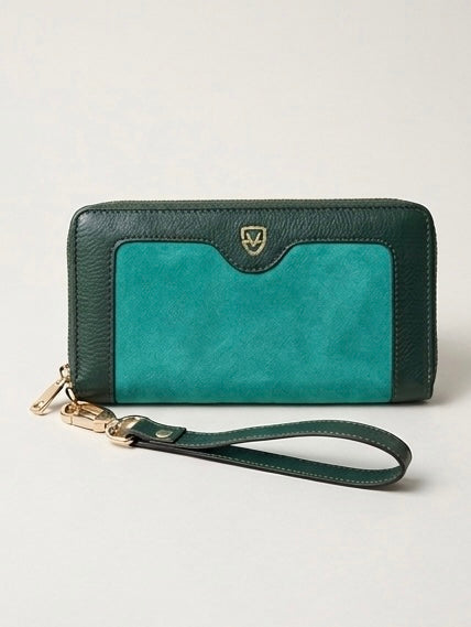 Luxury Multi-Tone Wristlet Wallet