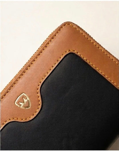 Luxury Multi-Tone Wristlet Wallet