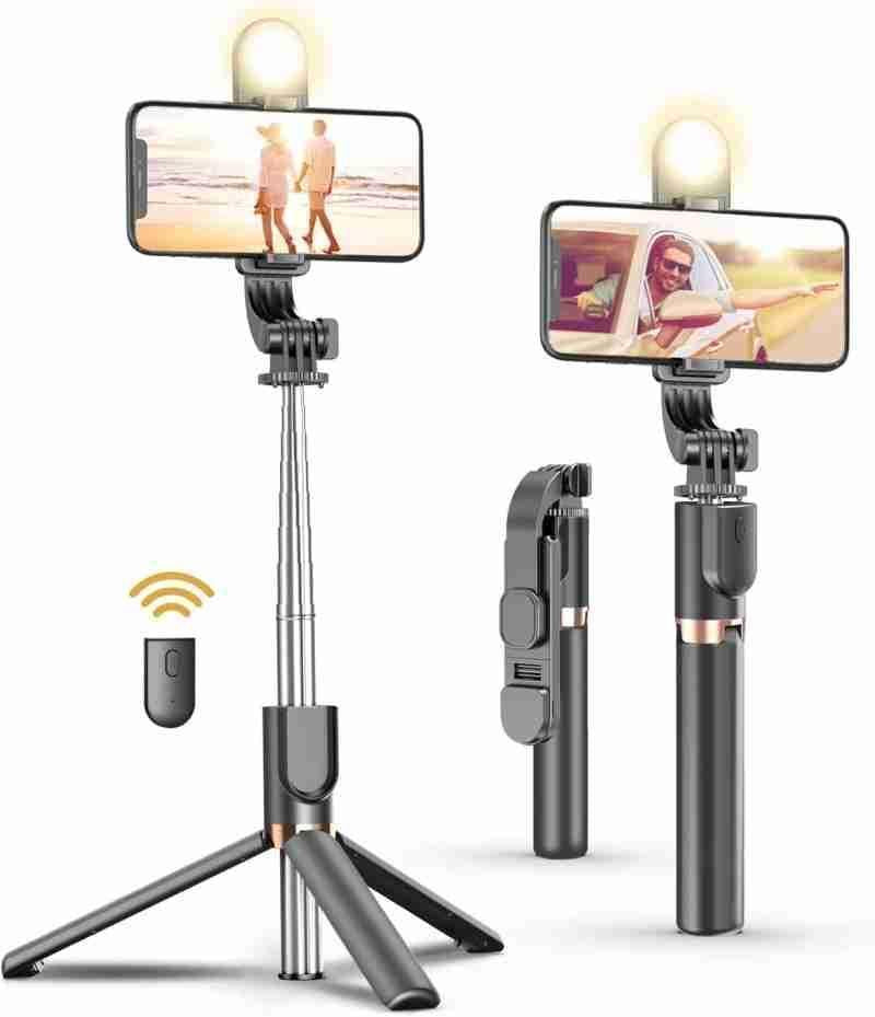 Portable Selfie Stick With Tripod and Remote-control