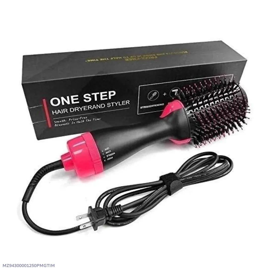 4-in-1 Hair Dryer Brush With Comb and Curler