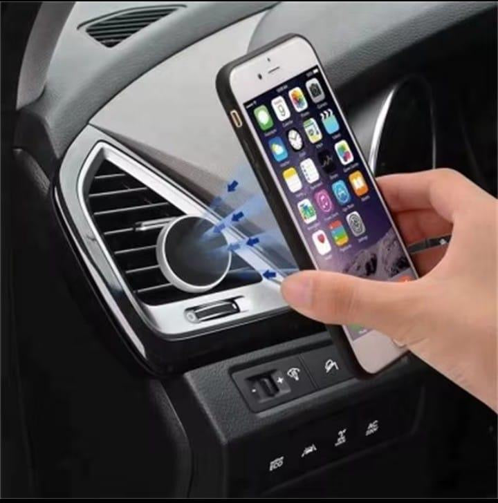 Magnetic Car Phone Holder 360 Rotatable Aluminium