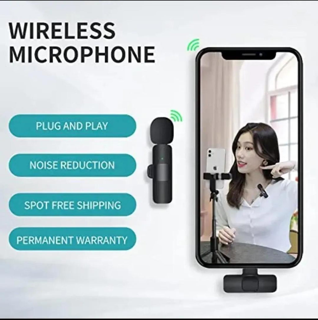 Premium Black Microphone For Home & Live Streaming Use