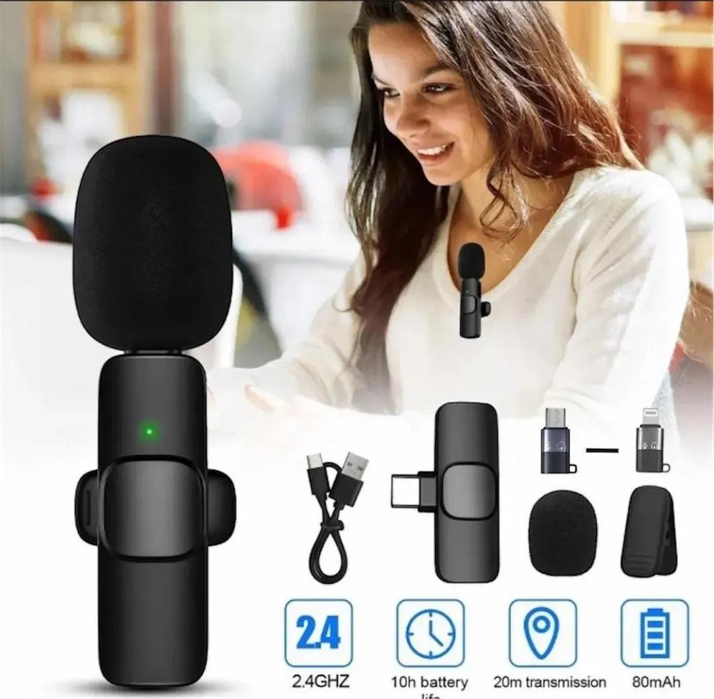 Premium Black Microphone For Home & Live Streaming Use