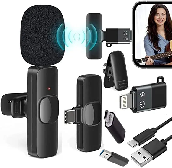Premium Black Microphone For Home & Live Streaming Use