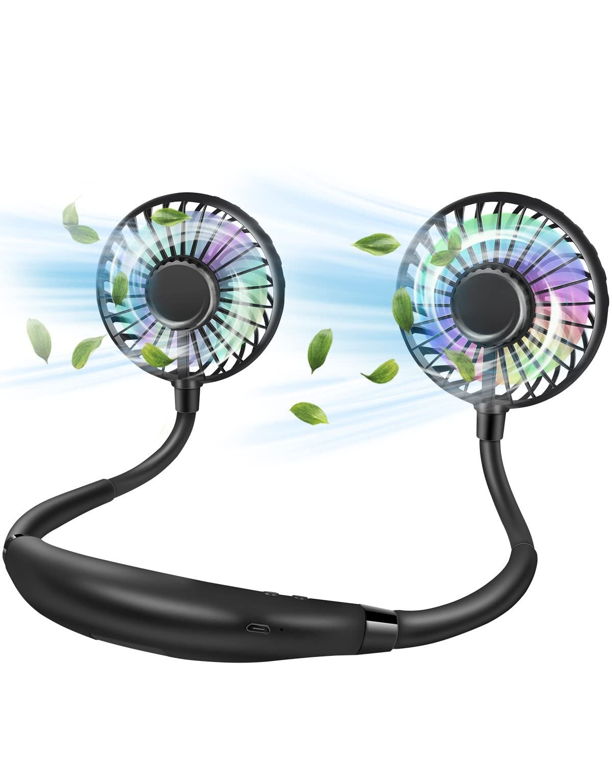 Hand Free Neck Fan 360 ^ USB Chargeable