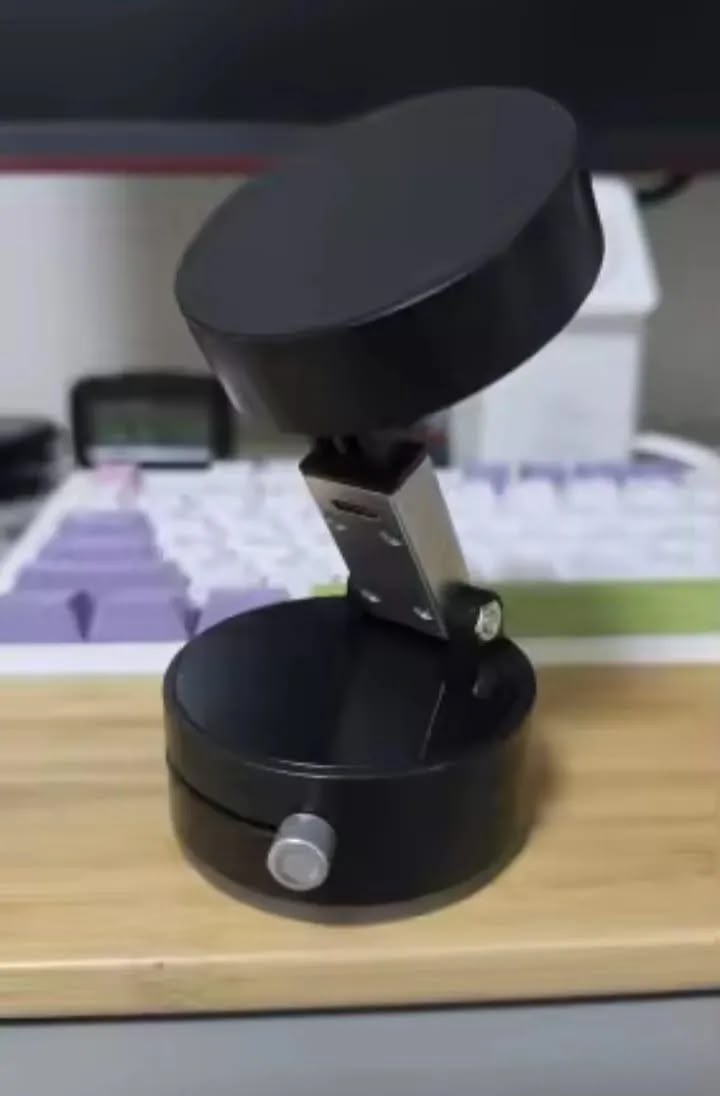 Magnetic Mobile Holder Black 360 Degree Swivel